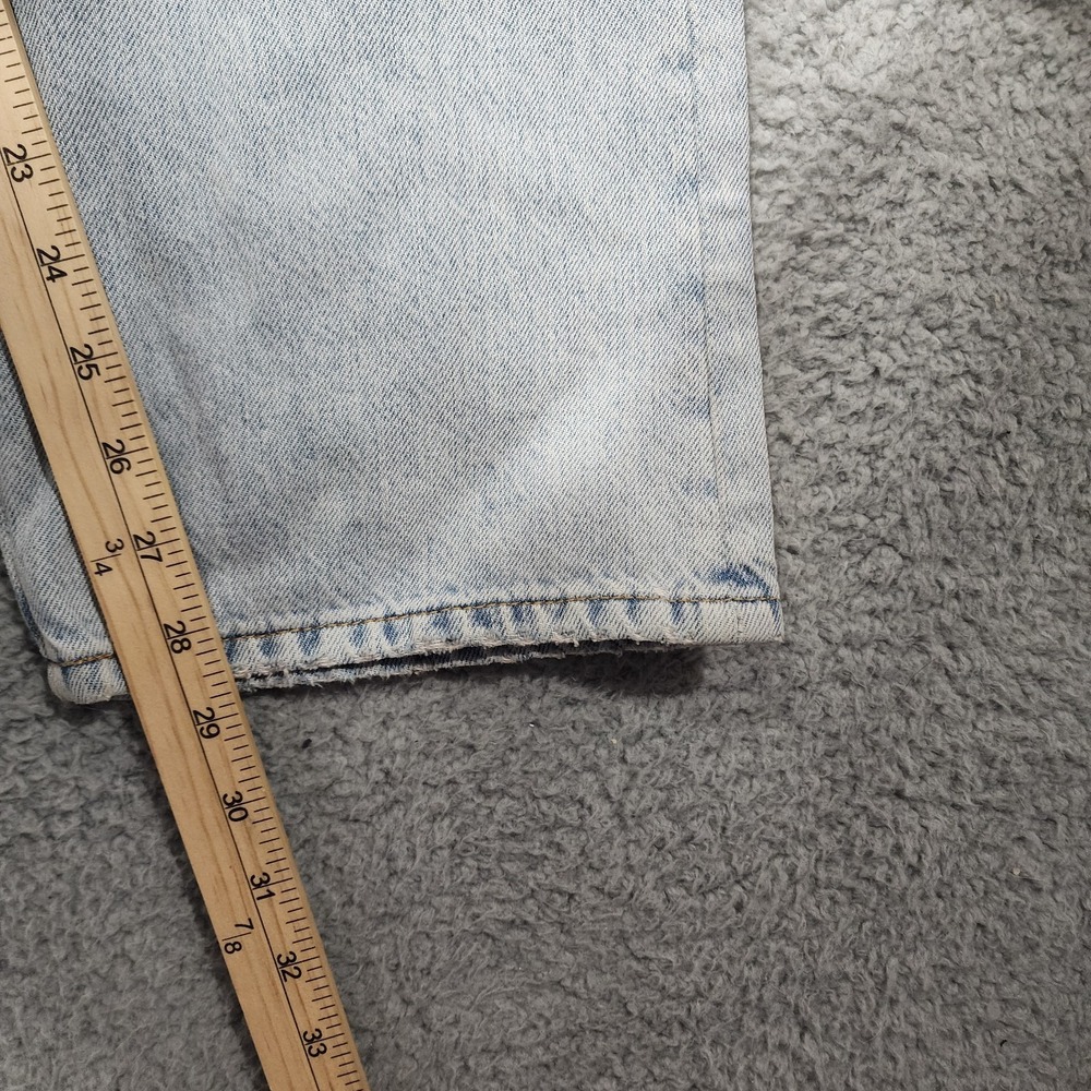 Levis Womens 501 90s Freehand Folk Jeans Colorblock Button Fly‎ 29x30 - Picture 4 of 9
